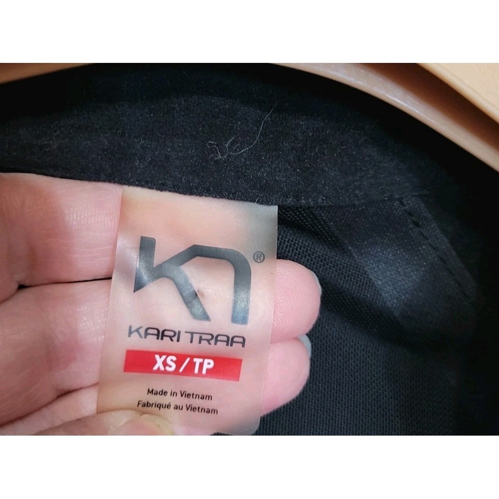 Kari Traa Black Long Sleeve Full Zip Logo Fleece Track Jacket Size XS - Picture 5 of 7